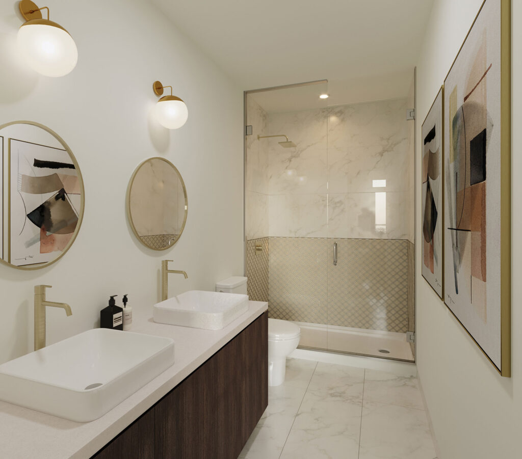 Distrikt-Trailside-INT1 interior render of Distrikt Trailside bathroom