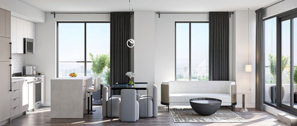 Groove-Condos-INT4 interior render of Groove condos 4