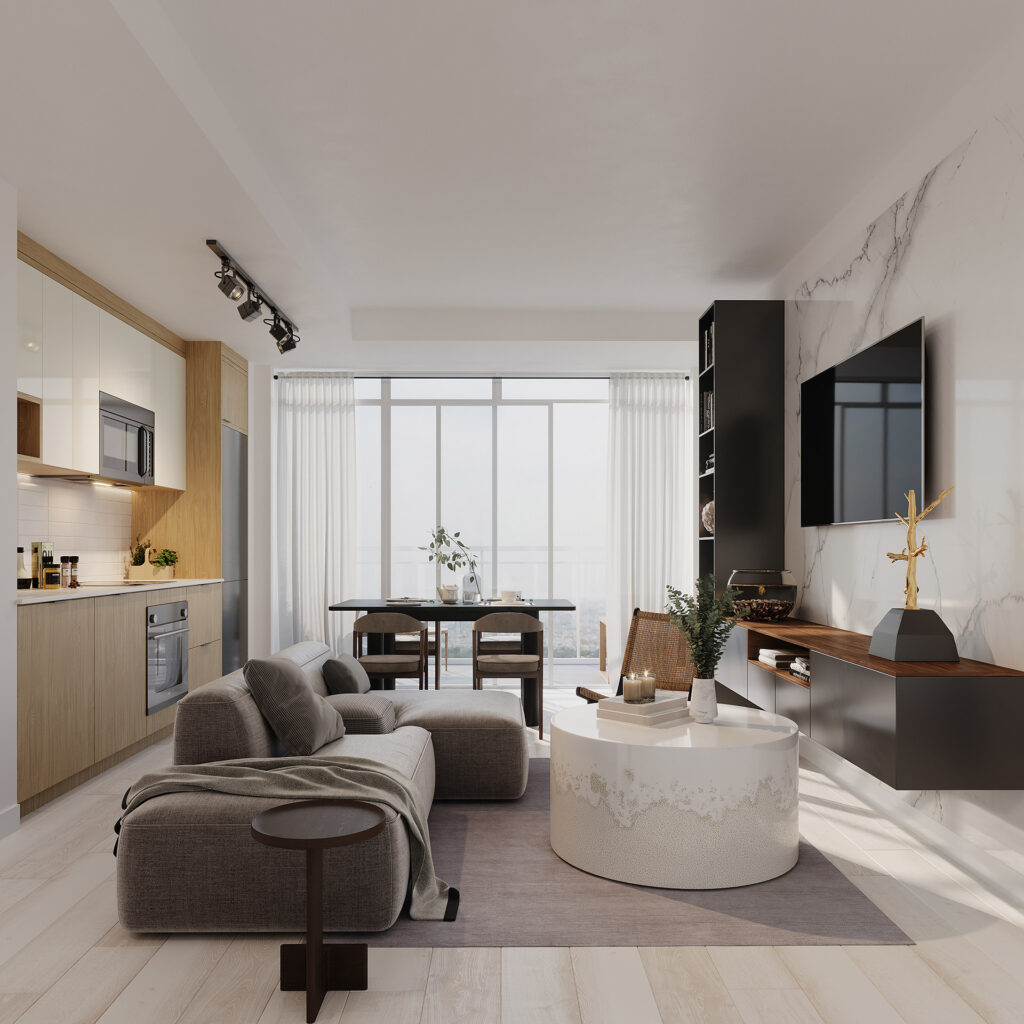 River-Fifth-INT5 interior render of River Fifth 5