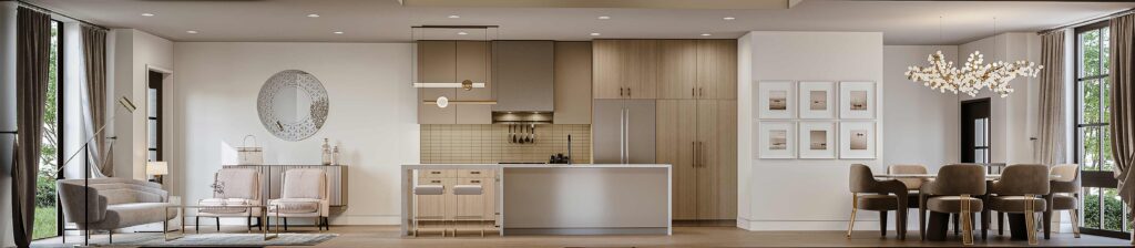 RosePark-Townhomes-INT1 interior render of RosePark Townhomes 1