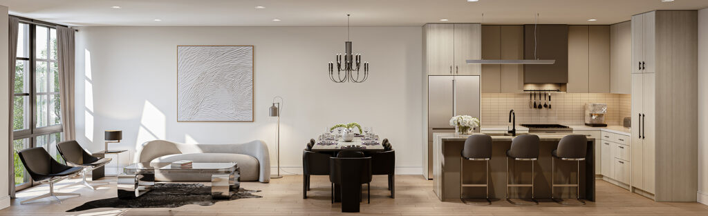 RosePark-Townhomes-INT3 interior render of RosePark Townhomes 3