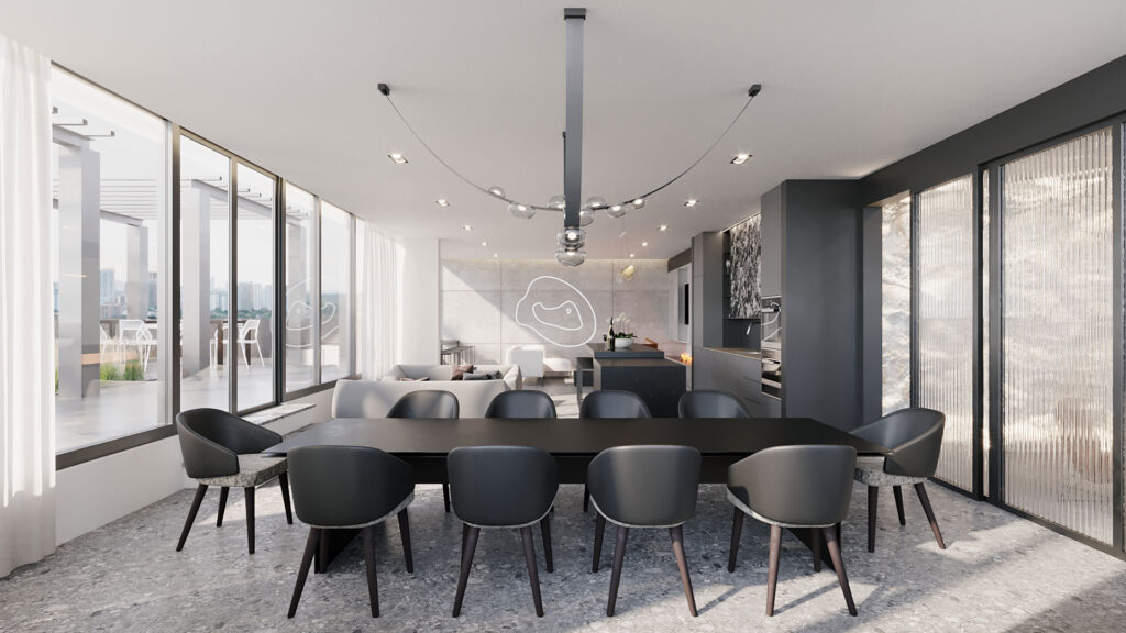 The-Georgian-INT5 interior render of The Georgian 5