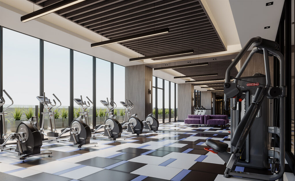 Via-Bloor-Interior-Gym.06 interior render of Via Bloor gym 06
